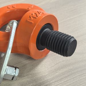 Punto de elevación de ojo de llave de alta resistencia autoseguro DIN/ASME certificado para aparejos y protección contra caídas Color naranja vivo <span class=keywords><strong>Precio</strong></span> caliente - Product Image 1