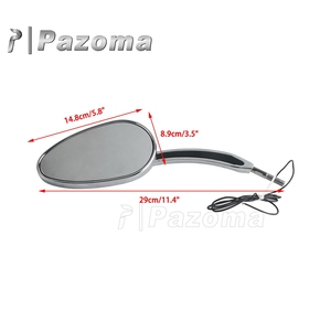 กระจกมองหลังอลูมิเนียมรถจักรยานยนต์พร้อมไฟ LED สำหรับ Harley 1997 + <span class=keywords><strong>Road</strong></span> <span class=keywords><strong>King</strong></span> 2014 + รุ่น flrt <span class=keywords><strong>2015</strong></span> + - Product Image 5