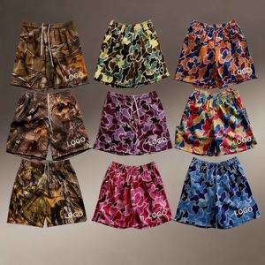 Custom logo High Quality Printed Polyester Sublimation Basketball Football 5 Inch Inseam Double <b>Layer</b> Men Custom Mesh Shorts - Product Image 1