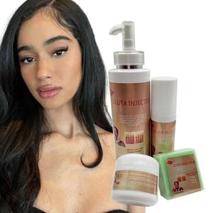 Kit Éclaircissant Marque Blanche : Exfolie, Atténue Rides et Ridules, Retarde le Vieillissement, Bloque la Production de Mélanine pour Femmes Noires - Product Image 3