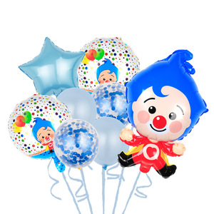 Set de Globos de Helio con Diseño de Payaso de la Fábrica BLN, Decoración <span class=keywords><strong>para</strong></span> Cumpleaños, Festivales, Navidad, Globo de Helio - Product Image 3