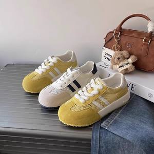 Спортивные Туфли с круглым носком на толстой подошве, которые уменьшают Размер ног и увеличивают рост. Коренастая обувь - Product Image 4