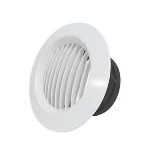 Couvercle de ventilation intérieur de haute qualité système de <span class=keywords><strong>climatiseur</strong></span> rond en plastique ABS persienne droite évent d'air frais - Product Image 3