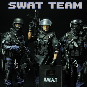 Pattiz quy mô 1/6 mô phỏng thủ công mới Đông lạnh cảnh sát <span class=keywords><strong>Swat</strong></span> người lính Mô hình đồ chơi nhựa Hành động Hình - Product Image 2