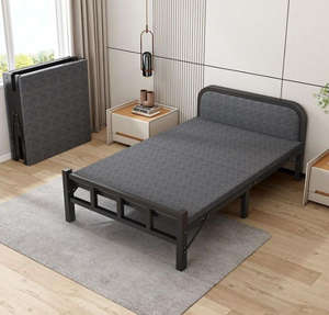 Nueva Cama Plegable Portátil de Metal, Cama Individual para Uso en el Hogar y la Oficina - Product Image 4