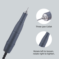 Micromoteur dentaire sans balais - Machine de polissage/perçage électrique portable pour laboratoire et clinique dentaire de haute précision