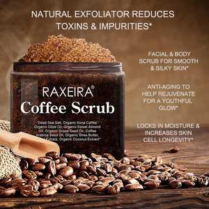 Gommage Corporel Anti-Cellulite Exfoliant Peau Sous Marque Blanche en Gros Original Café Thé Vert Lavande <span class=keywords><strong>Rose</strong></span> Corps Or 24K - Product Image 2