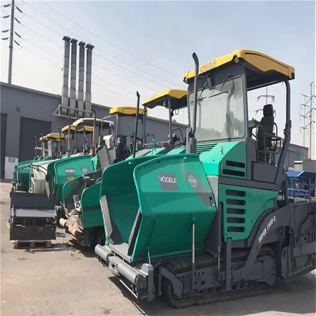 Perfurador compactor vegele usado, equipamento de construção de pavimentador 1900-2 1800-2