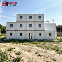 Cammi Bulk Supply Maison Conteneur Pliable pour Camps Miniers et Dortoirs Design Moderne Panneau Sandwich en Acier 40ft/20ft