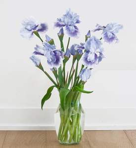 Fabricant de fleurs d'iris, vente en gros de fleurs d'iris artificielles de haute qualité, échantillon gratuit, décoration de mariage, aménagement paysager, jardin, iris - Product Image 5