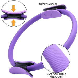 CHENGMO-<span class=keywords><strong>Anneau</strong></span> magique de <span class=keywords><strong>Pilates</strong></span>, équipement <span class=keywords><strong>Pilates</strong></span>, renforcement du plancher pelvien pour femmes, exercice intérieur de la cuisse, 38cm - Product Image 2