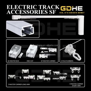 Vente en gros de rail de <span class=keywords><strong>rideau</strong></span> électrique boîte de vitesse embout SF <span class=keywords><strong>motorisé</strong></span> rail de <span class=keywords><strong>rideau</strong></span> boîte de transmission raccord d'extrémité pour produit de maison intelligente - Product Image 5