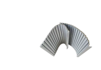 Cache-rouleau de protection pour machine-outil de marque YQY, housse anti-poussière pour tour, rideau en aluminium sur mesure pour rail de guidage de machine-outil, garantie 6 mois