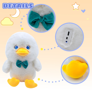 Jouet en peluche robot <span class=keywords><strong>canard</strong></span> intelligent AI, application Bluetooth, multilingue, éducatif, interactif, animal en peluche, cadeau pour enfants - Product Image 2
