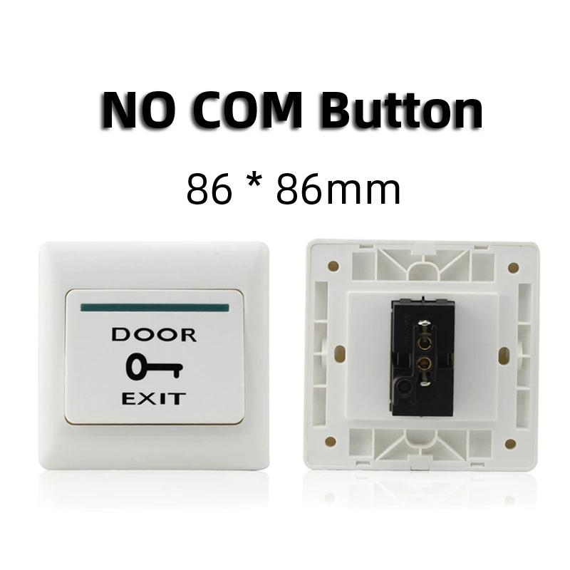 Kapı Çıkış Düğmesi Serbest Bırakma Anahtarı Açıcı NO COM NC LED