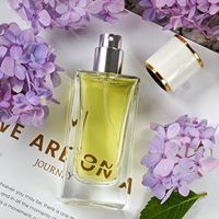 Flacon pulvérisateur en verre de 50 ml, atomiseur de parfum, flacon de parfum rechargeable vide pour voyage avec 3 types de distributeurs et bouchon blanc