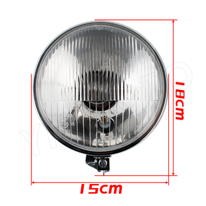Faro Delantero Redondo Halógeno de Cristal Transparente YHMOTO para Simson S50 S51 S70 - Product Image 6