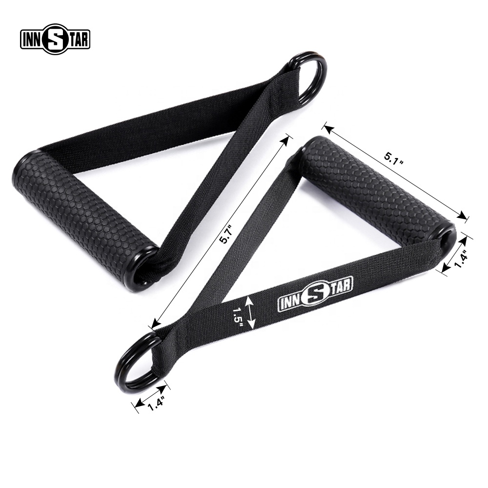 Многофункциональные ручки для фитнеса, ручки для упражнений из эластичной ленты