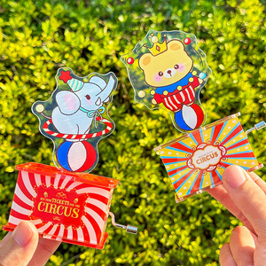 <span class=keywords><strong>Caja</strong></span> <span class=keywords><strong>de</strong></span> Música <span class=keywords><strong>de</strong></span> Acrílico <span class=keywords><strong>con</strong></span> Manivela, Diseño <span class=keywords><strong>de</strong></span> <span class=keywords><strong>Payaso</strong></span> Bailarín, Regalo Artesanal Vintage para Decoración del Hogar, Regalo Festivo - Product Image 2