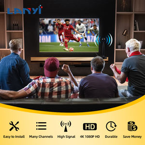 La <span class=keywords><strong>mejor</strong></span> <span class=keywords><strong>antena</strong></span> de <span class=keywords><strong>TV</strong></span> interior de larga distancia digital 4K con <span class=keywords><strong>amplificador</strong></span> de ganancia de 30dB cubre 174-862MHz - Product Image 3