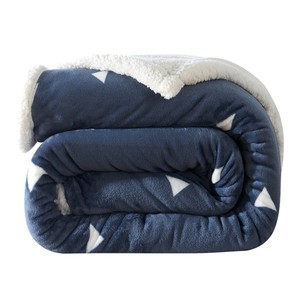 Custom Baby Products Hot Selling 2023 Couverture Polaire Super Soft Double-layer <strong>Thick</strong> Lamb Sherpa Fleece <strong>Blankets</strong> for <strong>Winter</strong> - Product Image 1