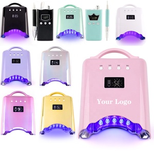 Lámpara Led UV para <span class=keywords><strong>uñas</strong></span>, taladro eléctrico <span class=keywords><strong>de</strong></span> manicura sin cable, portátil, recargable, 2023 rpm, novedad <span class=keywords><strong>de</strong></span> 35000 - Product Image 4