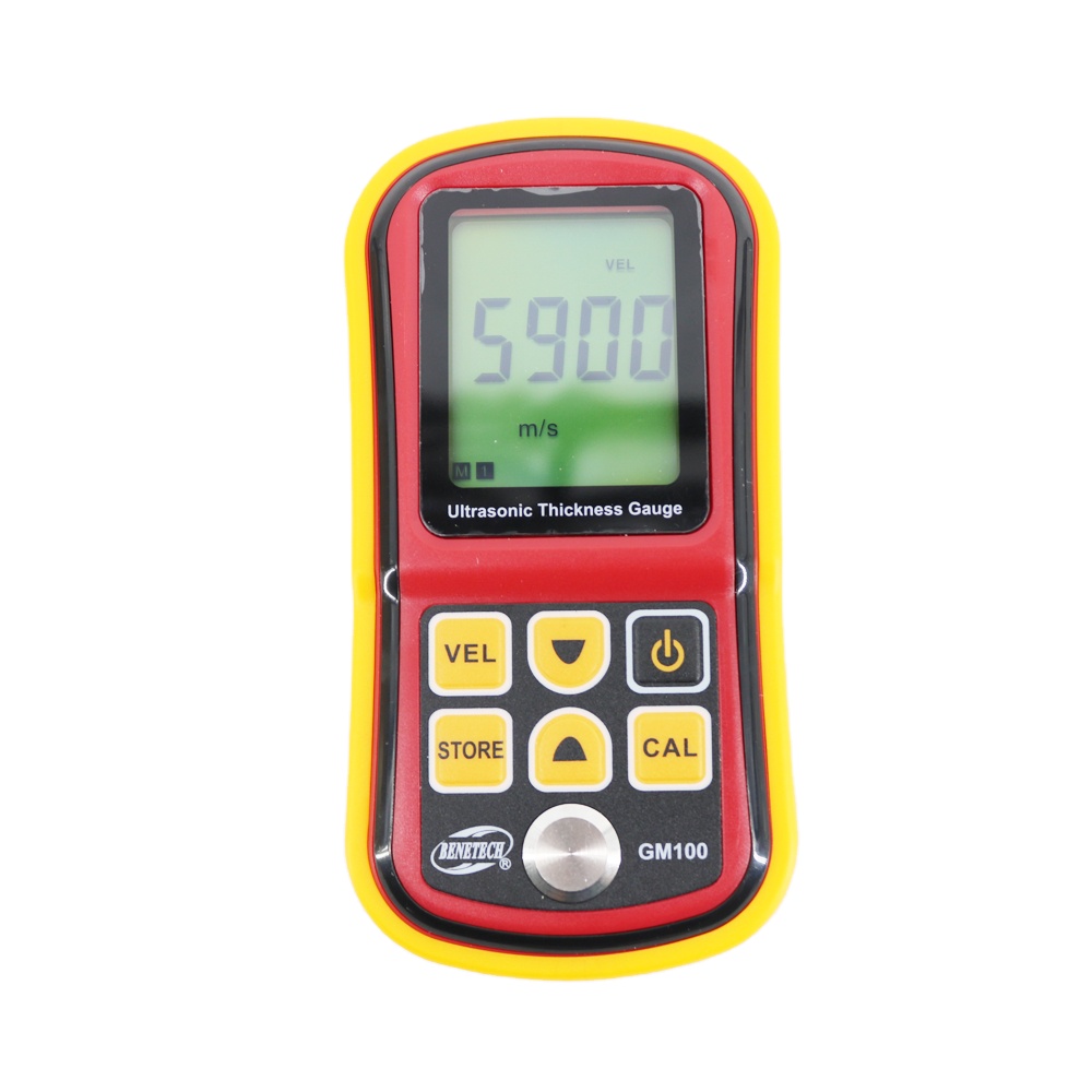 Цифровой ультразвуковой толщиномер GM100, Диапазон 1,2-220 мм