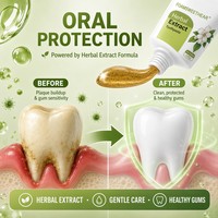Dentifrice blanchissant pour adultes en gros, nettoyage en profondeur, formule personnalisée, étiquette privée, emballage avec logo, vente directe d'usine en vrac