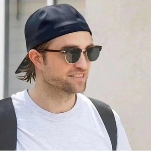 TR90 Polarized Sunglasses 5093 Semi Rimless Retro Round <b>Frame</b> <b>Black</b> Unisex UV400 Sun Protection - Product Image 4