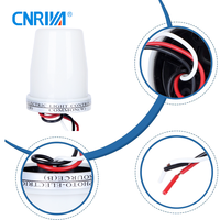 CNRIYA ASC-2206T 120-270V 6A Capteur thermique photoélectrique jour/nuit à commutation automatique IP54 compatible LED non-intelligente PP Zhejiang