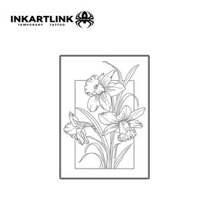 <span class=keywords><strong>Tatuaje</strong></span> Temporal Personalizado con Diseño de <span class=keywords><strong>Flor</strong></span> de Narciso, Resistente al Agua, de Larga Duración (15 Días), Arte Corporal Semipermanente para Brazo y <span class=keywords><strong>Hombro</strong></span>, para Mujeres - Product Image 3