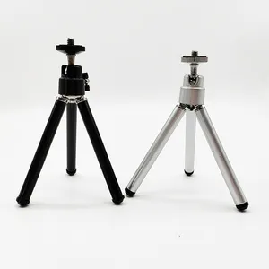 Chân Máy Ảnh Nhỏ Tiện Dụng Có Thể Mở Rộng Chân Máy Để Bàn Màu Bạc/Đen Chân Máy Mini Điện Thoại Di Động - Product Image 1