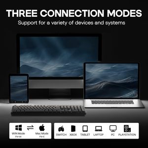 Aula F108 Pro Teclado inalámbrico <span class=keywords><strong>para</strong></span> juegos Teclado mecánico <span class=keywords><strong>de</strong></span> tamaño completo Batería Aliexpress AULA Teclado <span class=keywords><strong>para</strong></span> juegos Computadora portátil - Product Image 3