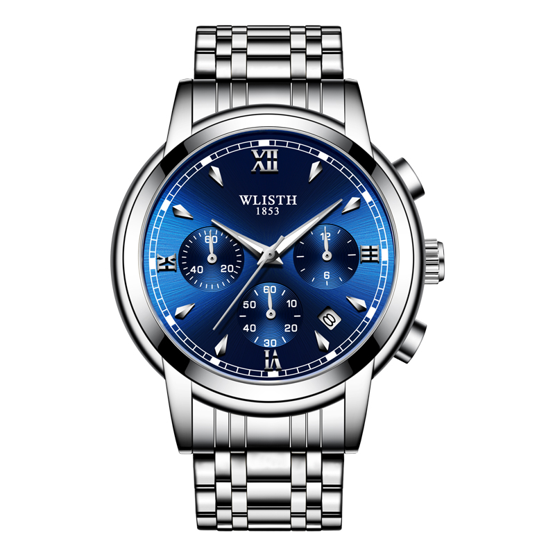 Superficie blu/striscia d'acciaio d'argento 3 #