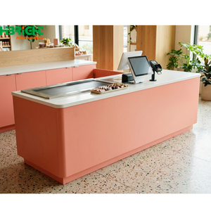Modern Self Service <b>Checkout</b> <b>Counter</b> POS Cashier Desk with Touch Screen Retail Payment Station - Product Image 4