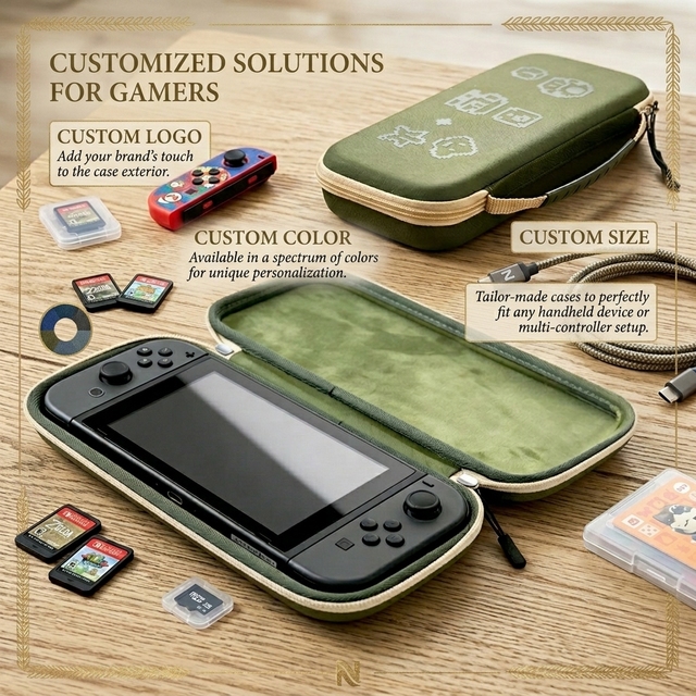 Customized EVA Hard Shell Travel Carry Bag for Nintendo Switch 2 Case Switch 2 Protective Handbag Pu Custom Eva