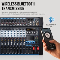 Console de mixage audio numérique USB BT professionnelle PB16 à 16 canaux, cartes son et mixeurs de haute qualité