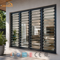 Ventana de Aluminio y Vidrio para Villa de Lujo, Diseño Arquitectónico Moderno para Residencias