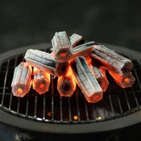 Charbon de bois en briquettes hexagonales de sciure de bois, qualité B, pour barbecue extérieur, chicha, narguilé, sans fumée, sans flamme, respectueux de l'environnement, économique
