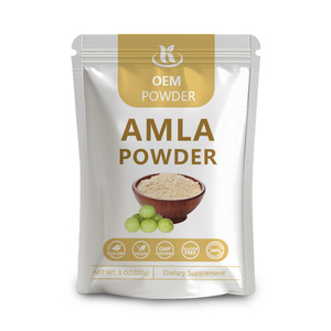 Meilleur Extrait d'<span class=keywords><strong>Amla</strong></span> en Vrac, Poudre de Fruit d'<span class=keywords><strong>Amla</strong></span> Frais Riche en Vitamine C pour Soins Capillaires, Stimulateur Naturel d'Immunité, Poudre d'<span class=keywords><strong>Amla</strong></span> - Product Image 1