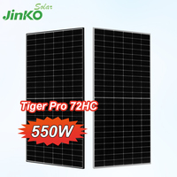 Panneau solaire Jinko Rotterdam Depo 540w 545w 550w 555w Jinko Prix du panneau solaire Tiger PV Neo Module PV demi-coupé Ptype