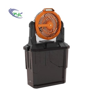 Portable Outdoor 10L Bucket Fogging Fan With Battery-Powered Digital Control 20000mAh Lighting for Cars & Rechargeable Fan for O - Product Image 3