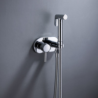 SANIPRO Offre Spéciale caché en laiton Bidet toilette douche Kit poche chaud et froid mélangeur salle de bain Bidet pulvérisateur ensemble