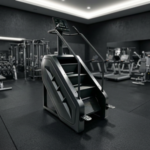 Equipo de Entrenamiento de Resistencia Cardiovascular para Todo el Cuerpo, Simulador de Escaleras Negro con Amortiguación de Impactos - Product Image 2