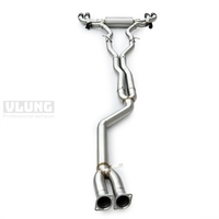 Soupape d'échappement pour BMW M2 (G87) 3.0T 2022-2026, 3,5 pouces, acier inoxydable 304, système d'échappement cat-back, module de commande