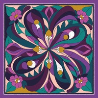 Tapis de Mahjong Floral Botanique de Luxe en Gros, 31,5 Pouces, Pliable, Imperméable, Antidérapant, en Néoprène, Tapis de Jeu de Table, Personnalisable OEM