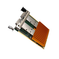 Adaptador de Red para Servidor con IA, OCP 3.0, Doble Puerto, 100G QSFP28, Adaptador Ethernet con Chip Intel E810, Equipo de Fibra Óptica