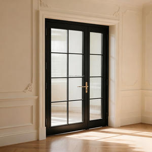 <span class=keywords><strong>Porte</strong></span> <span class=keywords><strong>d</strong></span>'<span class=keywords><strong>entrée</strong></span> pivotante en aluminium de qualité supérieure, moderne, sécurisée pour les résidences - Product Image 4