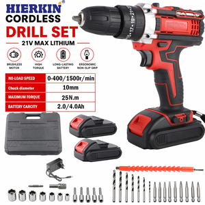 Juego de Destornilladores Eléctricos HIERKIN de Alta <span class=keywords><strong>Calidad</strong></span> Equipado con 25N. Motor con escobillas M Torque, mandril de 3/8 pulgadas - Product Image 4