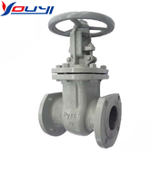 Vanne à opercule YOUYI en acier au carbone GOST 5762 A216 WCB avec volant, modèle Z41H-16C, 6,3 Mpa, 8'/DN200